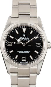 Pre-Owned Rolex Explorer Ref 114270 Black Dial