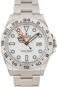 Pre-owned Polar Rolex Explorer II 226570 Stainless Steel