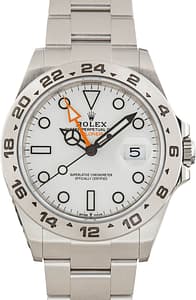 Used Steel Rolex Explorer II ref 226570 Polar Dial