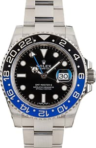 Used Rolex GMT-Master II Black & Blue 116710BLNR Batman