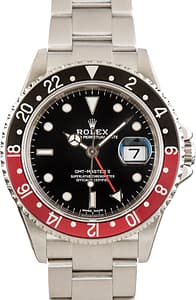 Used Rolex GMT-Master Coke 16710 Stainless Steel
