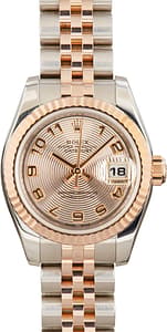 Ladies Rolex Ref Datejust 179171 Stainless Steel & Everose Gold