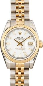 Pre-Owned Lady Rolex Datejust 179173 White Dial