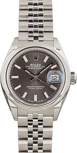 Used Rolex Lady-Datejust 279160 Dark Grey Dial