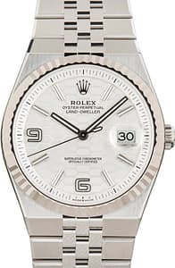 Rolex Land-Dweller 40 127334 White Honeycomb Motif Dial