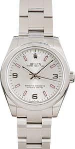 Rolex Oyster Perpetual 31 ref 177200 Silver Dial