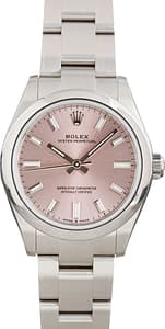 Rolex Oyster Perpetual 31 Ref 277200 Pink Dial