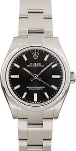 Used Rolex Oyster Perpetual 31 ref 277200 Black Dial