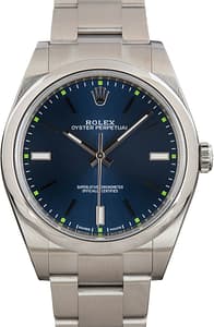 Used Rolex Oyster Perpetual 39 Blue Dial 114300