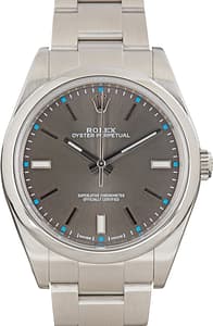 Used Rolex Oyster Perpetual 39 Ref 114300 Rhodium Dial