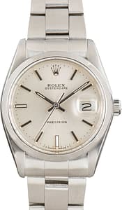 Used Rolex Oysterdate ref 6694 Silver Dial