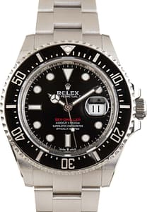 Used Red Writing Rolex Sea-Dweller 126600