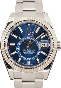 Men's Rolex Sky-Dweller 326934 Blue Index Dial