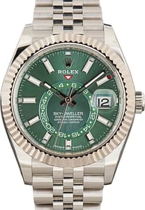 Used Rolex Sky-Dweller 336934 Mint Green Dial