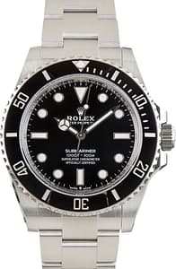 Pre-owned Rolex Submariner Black Dial Ref 124060