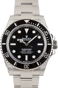 Used No Date Dial Rolex Submariner 124060