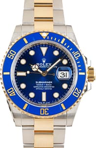 Pre-owned Rolex Submariner Date Ref 126613LB Two Tone