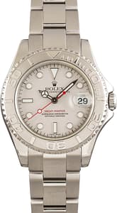 Pre-Owned Rolex Yacht-Master 35 Ref 168622 Platinum Bezel & Dial