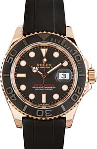 Pre-Owned Rolex Yacht-Master 40 Ref 126655 18k Everose Gold