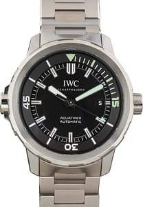 Pre-Owned IWC Aquatimer Automatic IW328803 Black Dial