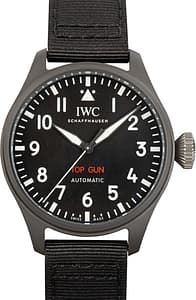 Used IWC Big Pilot&rsquo;s Watch 43 TOP GUN IW329801 Black Ceramic