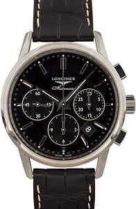 Longines Column-Wheel Chronograph Stainless Steel