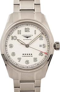 Longines Spirit Silver Arabic Dial