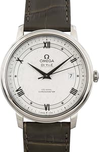 Ladies Omega De Ville Prestige White Dial