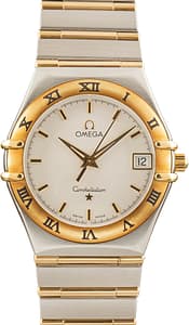 Used Omega Constellation Silver Textured Dial