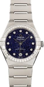 Used Omega Constellation Aventurine Glass Dial