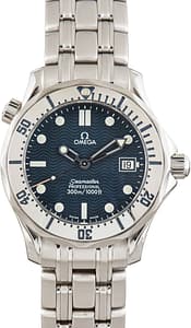 Pre-owned Omega Seamaster 2562.80.00 Blue Dial