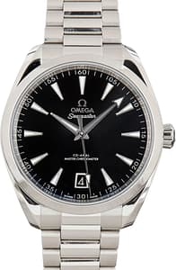 Omega Seamaster Black Dial Aqua Terra 150M Stainless Steel