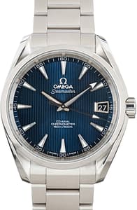 Used Omega Seamaster Aqua Terra SKYFALL Blue Dial