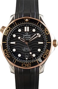 Used Omega Seamaster 18k Sedna Gold & Steel