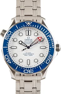 Pre-owned Omega Seamaster Diver 300M America's Cup White Dial