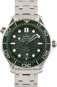 Preowned Omega Seamaster Diver 300M Green