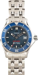 Used Ladies Omega Seamaster Diver 300M Blue Dial