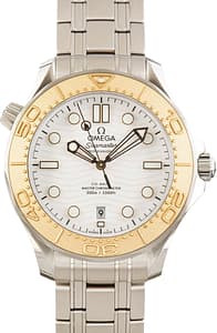 Used Omega Seamaster Diver 300M Steel & 18k Moonshine Paris 2024