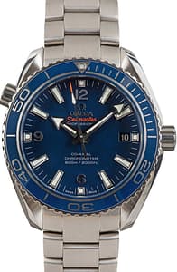Pre-Owned Blue Dial Omega Seamaster Planet Ocean 600M Titanium