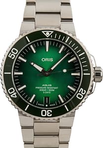 Oris Aquis Date Green Index Dial