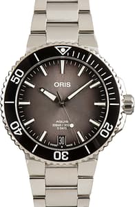 Mens Oris Aquis Stainless Steel