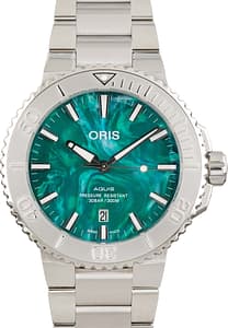 Oris x Bracenet Aquis Green Dial