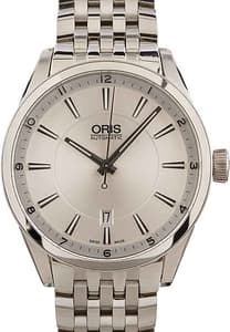 Oris Artix Date Stainless Steel Silver Dial
