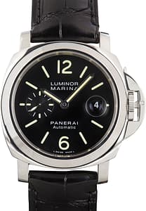 Panerai Luminor Marina Ref PAM00104 Black Dial