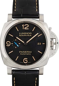 Panerai Luminor Marina Black Dial Ref PAM01312