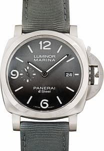 Used Panerai Luminor Marina Grigio Roccia PAM01358 Stainless Steel
