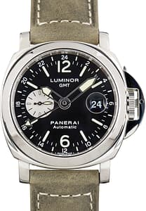 Used Panerai Luminor GMT PAM00088 Stainless Steel