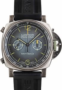 Used Panerai Luminor Chrono Navy SEALs PAM01409 Stainless Steel