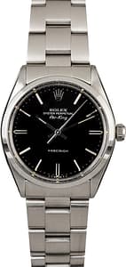 Rolex Air-King 5500 Black Dial with Steel Oyster
