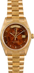 Rolex President 18038 Wood Dial